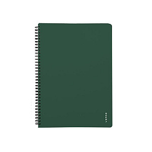 Twin wire blok A5 PP VERDE zelená