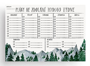 Týdenní plánovač 