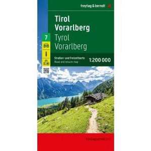 Tyrolsko - Vorarlbersko 1:200 000 / automapa + mapa pro volný čas
