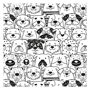 Ubrus do výtvarné výchovy 65x50cm Pets