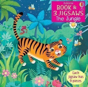 Usborne Book  3 Jigsaws: The Jungle
