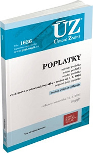 ÚZ 1636 Poplatky - správní, soudní, místní, ostatní