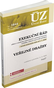 ÚZ 1644 Exekuční řád, veřejné dražby