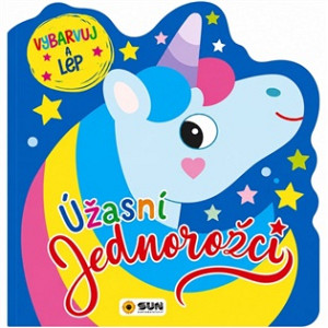 Úžasní jednorožci - Vybarvuj a lep
