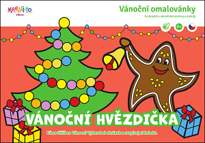 Vánoční hvězdička - Vánoční omalovánky