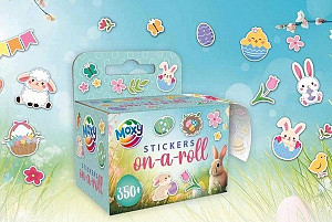 Velikonoční samolepky na roli 350 ks