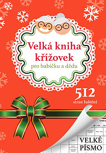 Velká kniha křížovek pro babičku a dědu