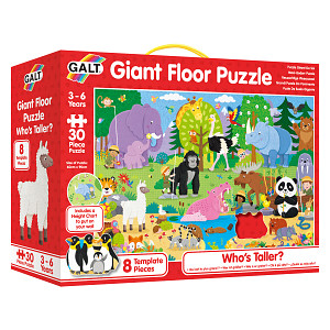 Velké podlahové puzzle - Kdo je vyšší?