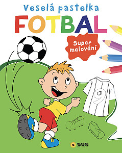 Veselá pastelka Fotbal - Supermalování