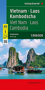 Vietnam – Laos – Kambodža 1:900 000 / automapa