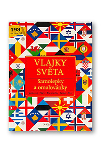 Vlajky světa - Samolepky a omalovánky