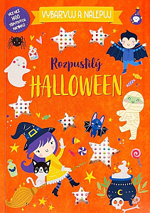 Vybarvuj a nalepuj Rozpustilý Halloween Více než 1400 třpytivých kamínků