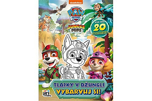 Vybarvuj si! Tlapková patrola Tlapky v džungli