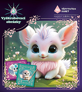 Vyškrabovací obrázky Magická zvířátka