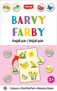 Výuková hra (krabička) Najdi pár - Barvy / Farby