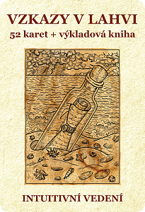 Vzkazy v lahvi - 52 karet + výkladová kniha