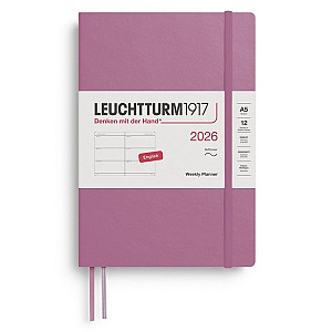 Weekly Planner 2026 Medium (A5) Dusty Rose