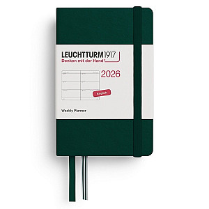 Weekly Planner 2026 Mini (A7) Forest Green