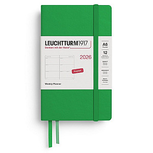 Weekly Planner 2026 Pocket (A6) Spring Leaf