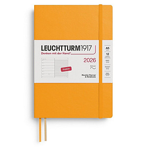 Weekly Planner & Notebook 2026 Medium (A5) Rising Sun