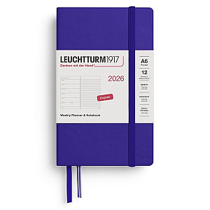 Weekly Planner & Notebook 2026 Pocket (A6) Ink