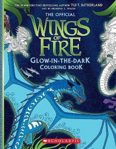 Wings of Fire Glow-in-the-Dark Coloring Book