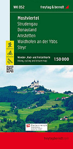 WK 052 Mostviertel Strudengau,Strudengau, Donauland, Amstetten, Waidhofen a.d. Ybbs, Steyr 1:50 000/mapa