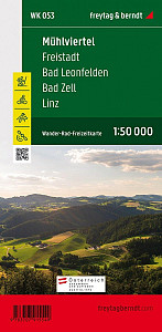 WK 053 Mühlviertel, Freistadt, Bad Leonfelden, Bad Zell, Linz 1:50 000/mapa