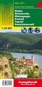 WK 071 Wachau – Welterbesteig – Nibelungengau – Kremstal – Yspertal – Dunkelsteinerwald 1:50 000/mapa