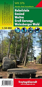 WK 076 Nebelstein, Gmünd, Weitra 1:50 000/mapa