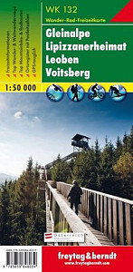 WK 132 Gleinalpe, Lipizzanerheima, Leoben, Voitsberg 1:50 000/mapa