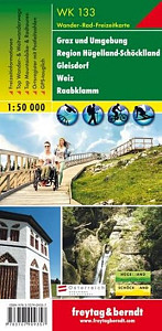 WK 133 Graz und Umgebung, Raabklamm, Gleisdor, Lannach, Stübing 1:50 000/mapa