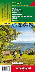WK 233 Wörthersee, Ossiacher See, Faaker See 1:50 000 / turistická mapa