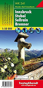 WK 241 Innsbruck-Stubai-Sellrain, Brennen 1:50 000/mapa