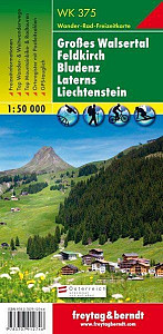 WK 375 Grosses Walsertal, Feldkirch, Bludenz 1:50 000/mapa