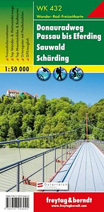 WK 432 Donauradweg Passau-Eferding 1:50 000/mapa