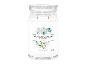 YANKEE CANDLE Baby Powder svíčka 567g / 2 knoty (Signature velký)