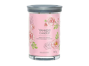 YANKEE CANDLE Fresh Cut Roses svíčka 567g / 5 knotů (Signature tumbler velký)