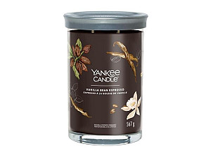 YANKEE CANDLE Vanilla Bean Espresso svíčka 567g / 5 knotů (Signature tumbler velký )