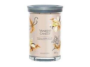 YANKEE CANDLE Vanilla Creme Brulée svíčka 567g / 5 knotů (Signature tumbler velký )