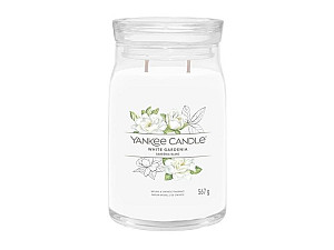 YANKEE CANDLE White Gardenia svíčka 567g / 5 knotů (Signature velký)