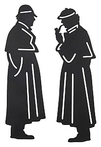 Záložky mosazné 2ks Sherlock Holmes