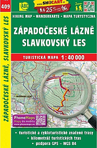 SC 409 Západočeské lázně, Slavskovský les 1:40 000