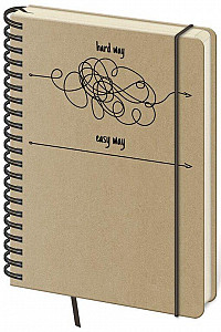 Zápisník - Twin - tečkovaný L