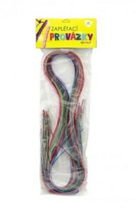 Zaplétací provázky třpytivé glitter/35 ks