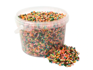 Zažehlovací korálky v kbelíku 20000 ks - mellow pastel