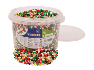 Zažehlovací korálky v kbelíku Vánoce 20000 ks