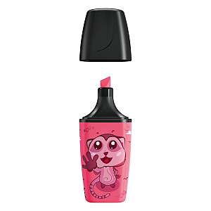Zvýrazňovač STABILO BOSS MINI Animal Vibes - růžová
