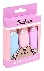 Zvýrazňovače 3ks Pusheen