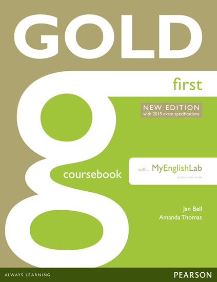 Gold First 2015 CourseBook w/ MyEnglishLab Pack